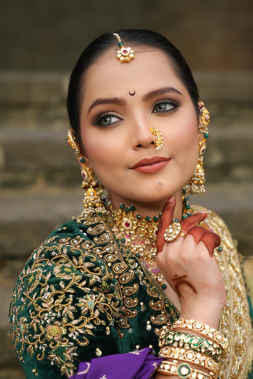 Haldi Floral Bride by Runali Salkar